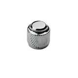 Bouton métal chrome design