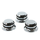 Boutons métalliques chromé stratocaster