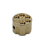 bouton de guitare en métal doré