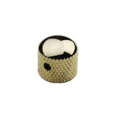 bouton de guitare en métal doré