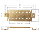 Plan plaque de base humbucker 7 cordes