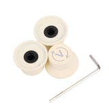 Lot de 3 boutons en métal