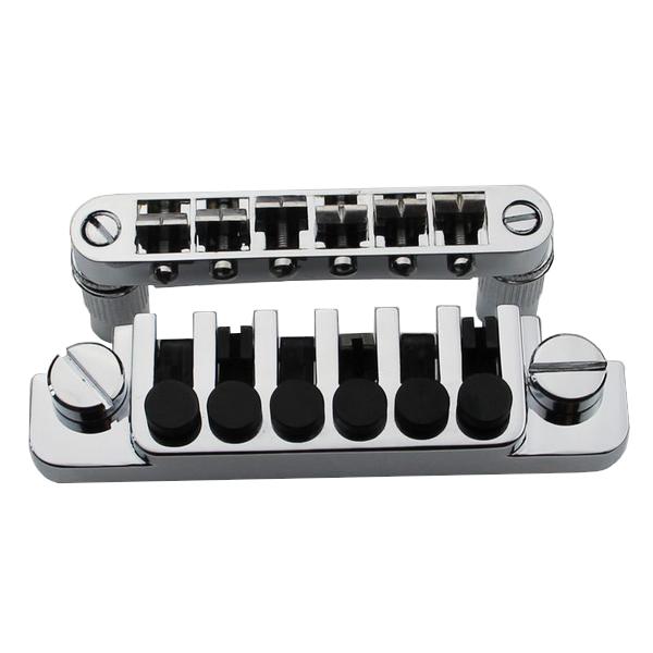 OTOTEC Tune-o-Matic Cordier Et Chevalet Pour Guitare Électrique Argenté