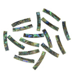 Incrustation en abalone Paua - D: 110 mm L: 4 mm E: 1.5 mm
