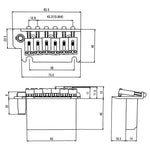 Vibrato 2 pivots - Bloc en acier