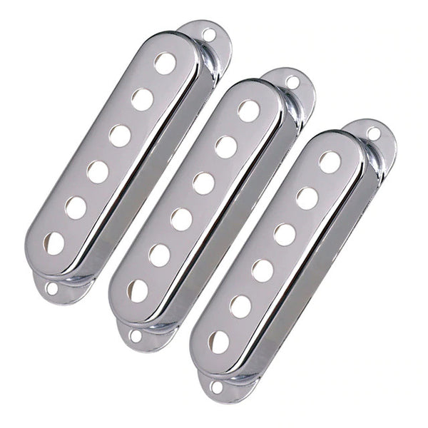 Lot De 3 Couvercles De Micro Fermés En Laiton - Pour Guitare Électrique à Simple Bobinage | Réduction De Bruit, Protection